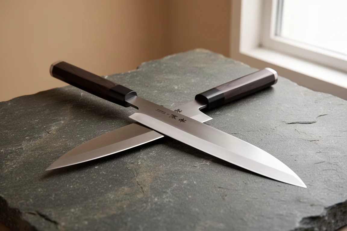 Isamitsu 270mm Sakimaru Sujihiki Shirogami 1 product image
