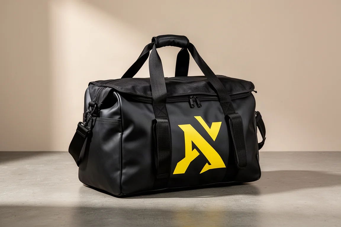 Jack Wolfskin Expedition Trunk 30 Duffel-Bag aufrecht stehend auf Beton