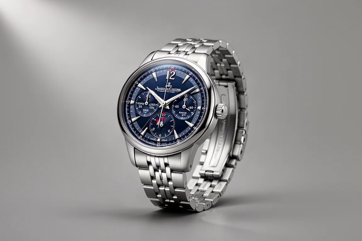 Selection of luxury wristwatches arranged on a dark slate surface