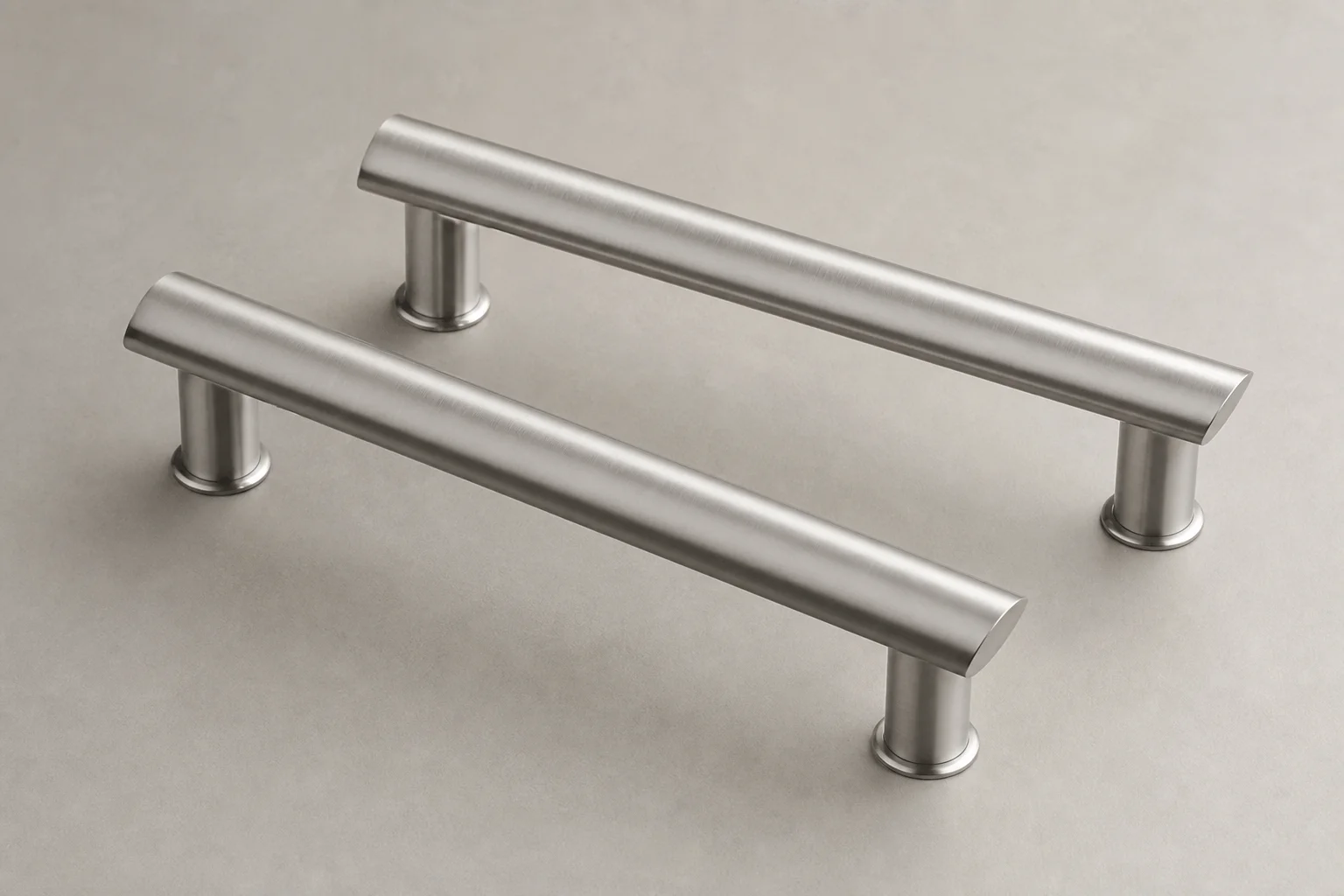 Ten doorway pull-up bars arranged in three categories on a grey surface