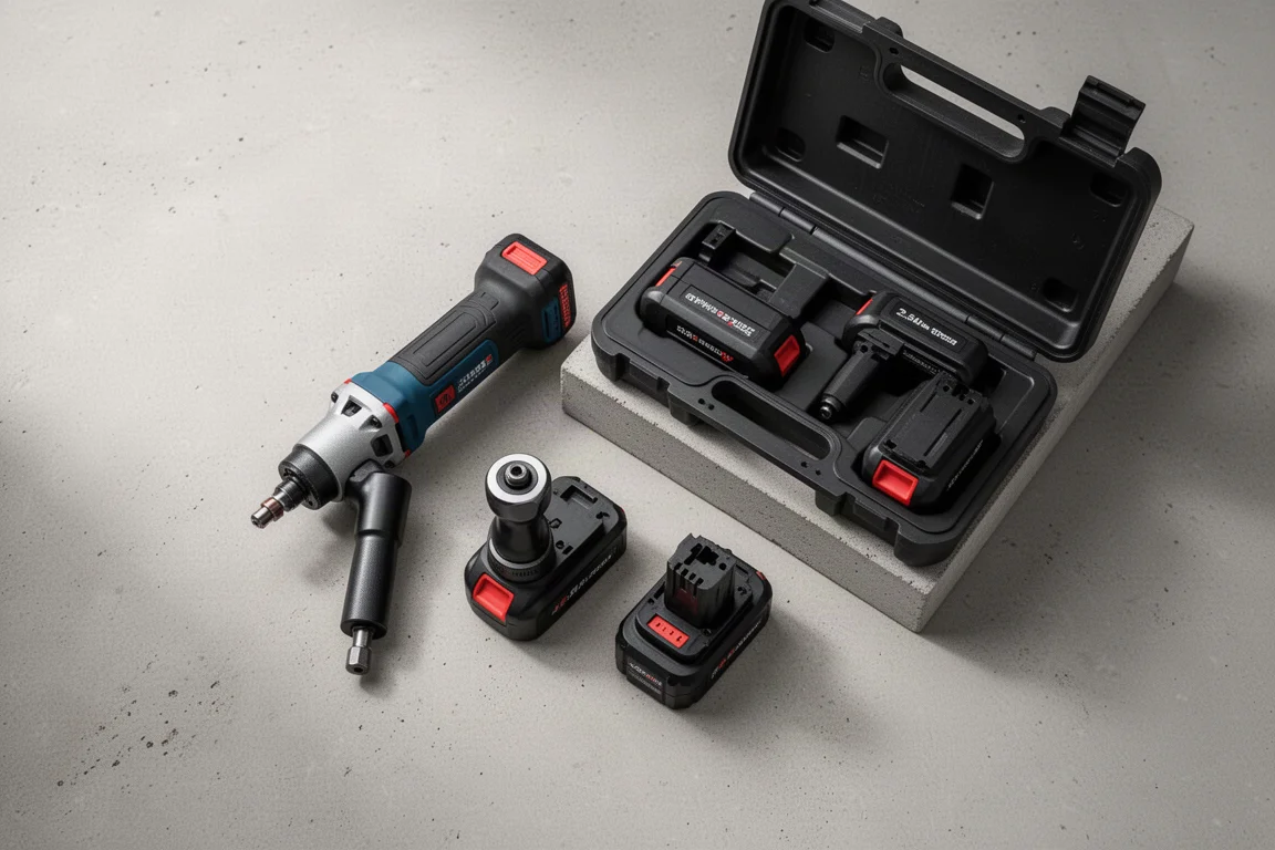 John's Well Cordless Die Grinder and Ratchet Combo Kit product image