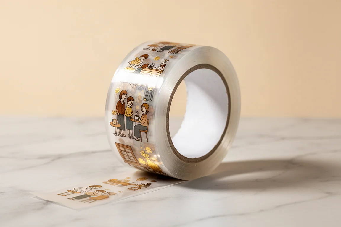 Journal Say Cafe Gold Foil PET Tape product image