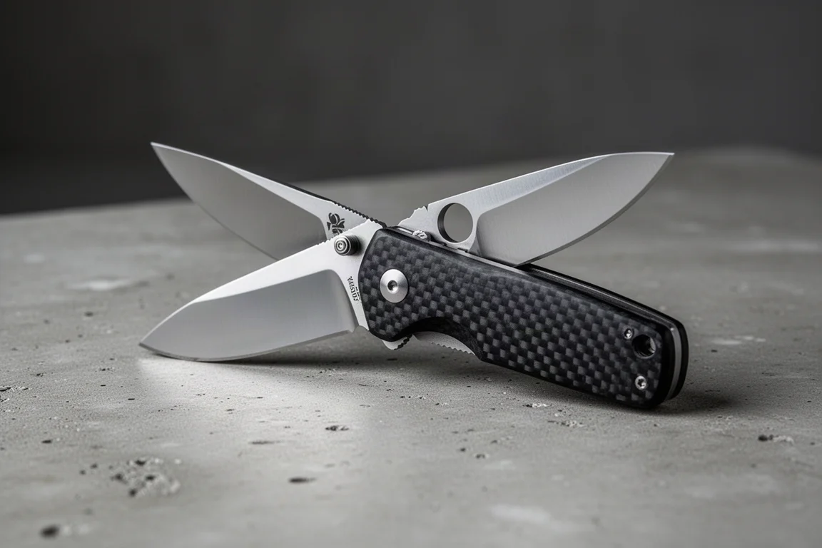 Kaiser Carbon Fiber Button Lock Knife product image