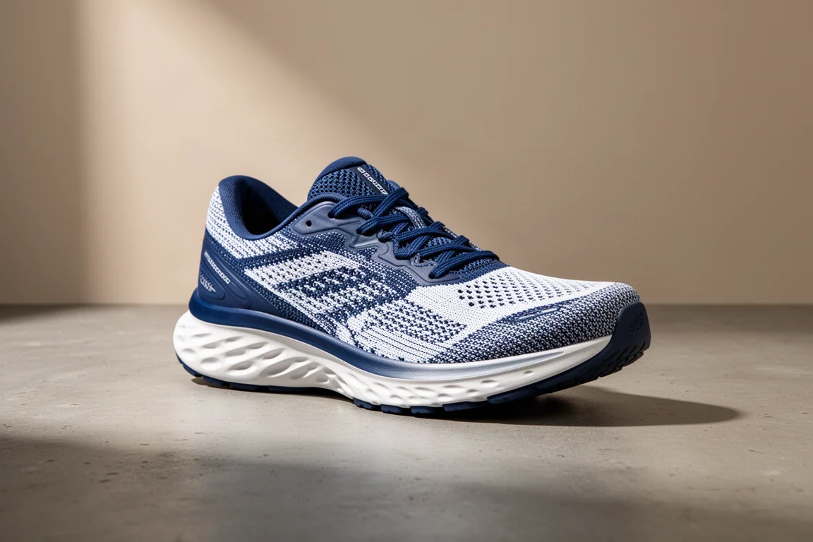 Scarpa da running Karhu Mestari Run 2.0 su una superficie in cemento