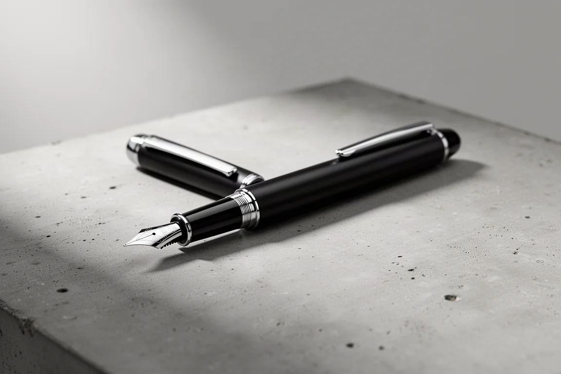 Kaweco Original Black Chrome Fountain Pen product image