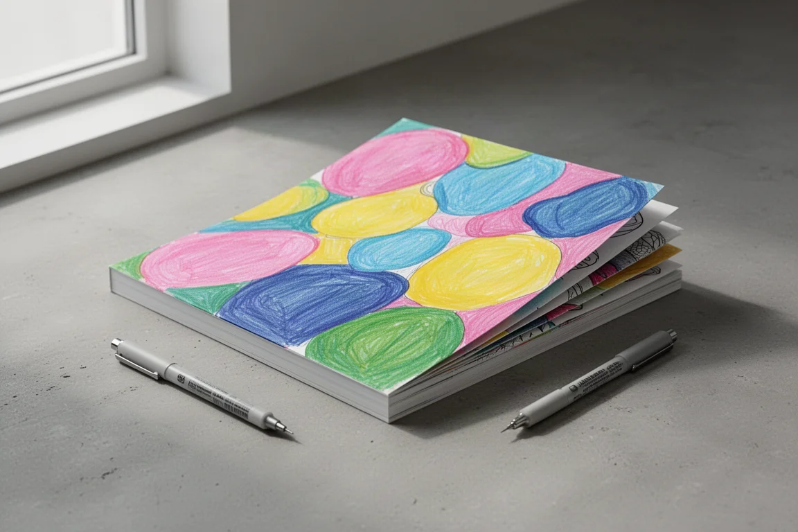 Recensione del Reverse Coloring Book di Kendra Norton: Disegna le Linee, Salta la Colorazione immagine di copertina