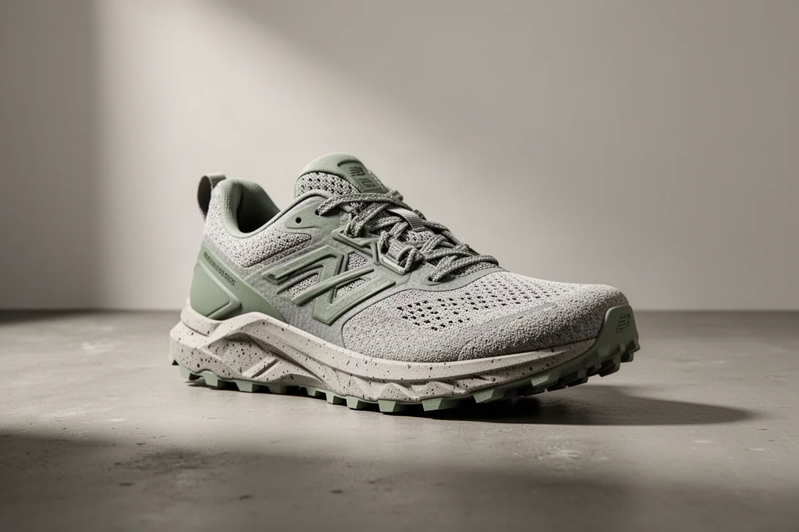 Kiprun Gravel running shoe photographed on a matte concrete surface
