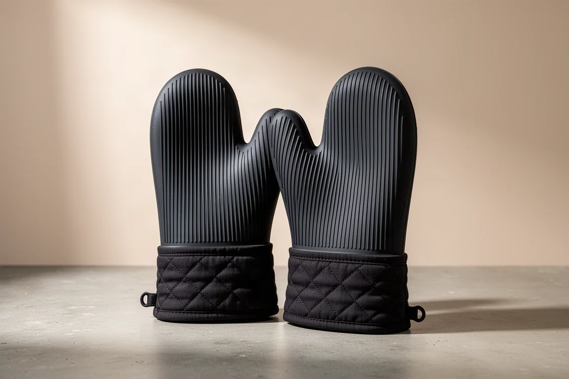 KitchenAid Ribbed Silicone Oven Mitt product image