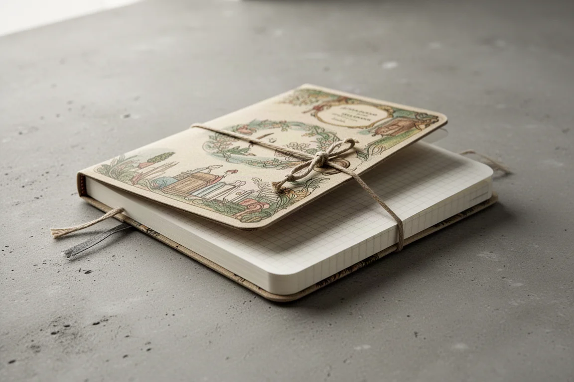 Kleid String-Tie Notebook product image