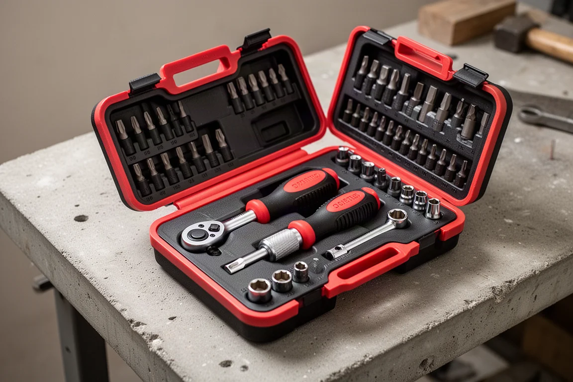 Klein 33807F Mod Box Flex Head Micro Ratchet and Driver Kit product image