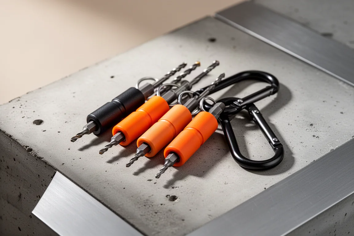 Klein Tools Bit Holder Set Carabiner 5-Piece: Proste rozwiązanie problemu gubionych wierteł – zdjęcie główne