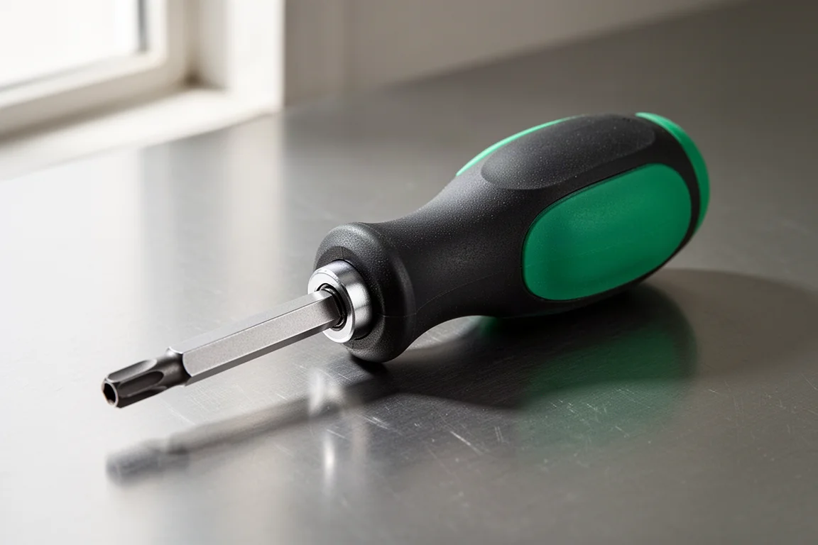 Klein Tools True Grip Ratcheting Screwdriver product image