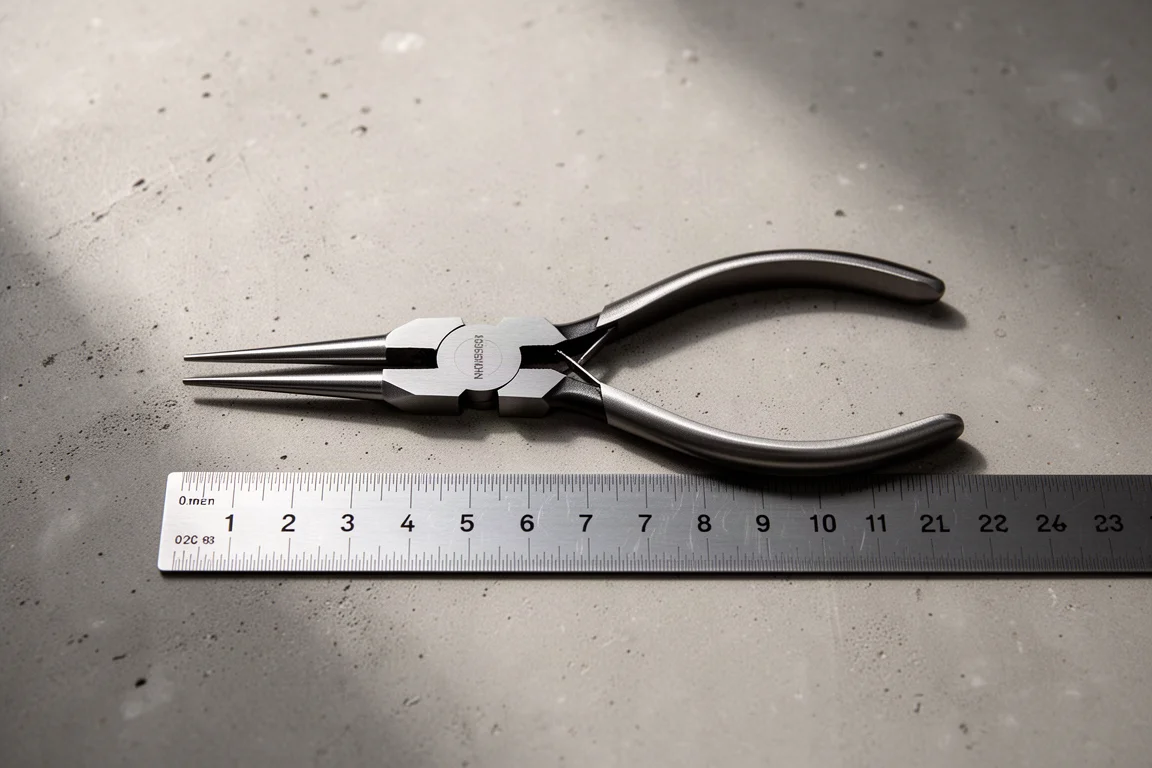 Offene Werkzeugtasche eines Technikers mit geordneten Fächern auf dem Werkstattboden