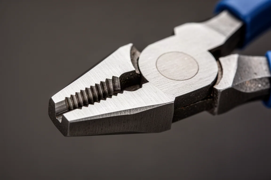 Primer plano de las mordazas asimétricas de las Twin Grip con superficies para extraer tornillos