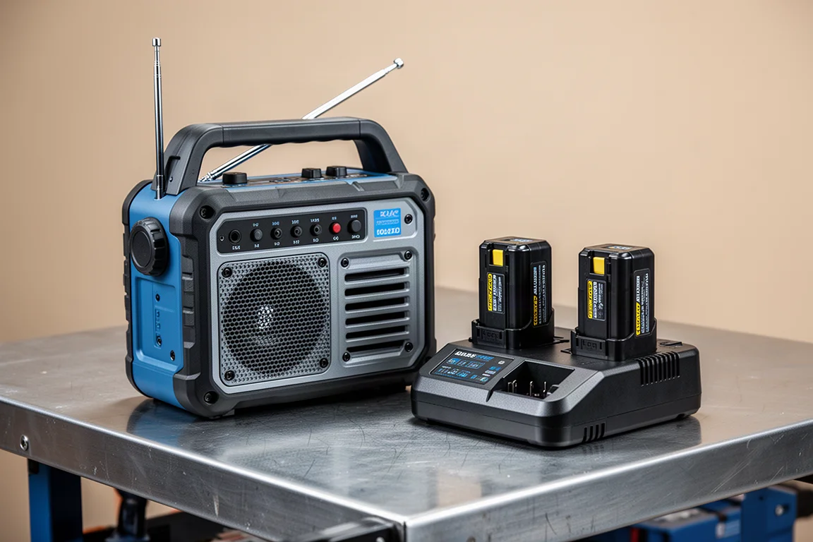 Kobalt 24V Battery and Charger Kit with Job Site Radio product image