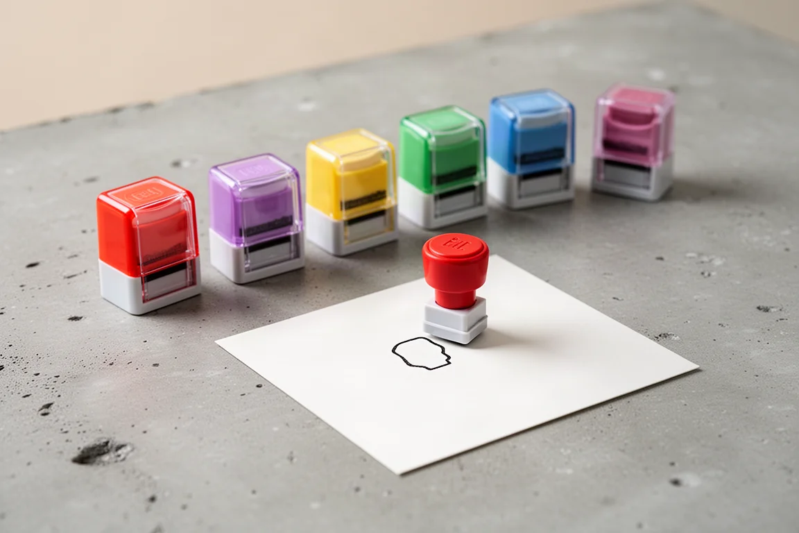 Kodomo No Kao Pochitto Pick! Push-Button Stamps product image