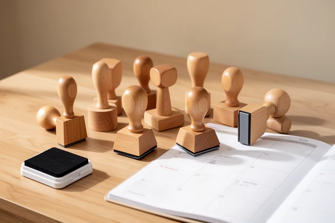 Kodomo no Kao Wooden Stamps product image