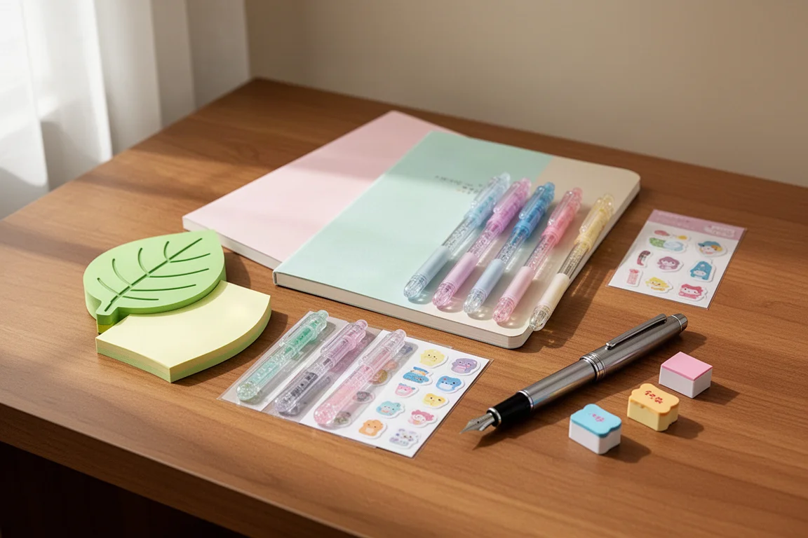 9 marchi coreani di cancelleria da conoscere: dai Post-it a forma di foglia alle penne gel profumate immagine di copertina