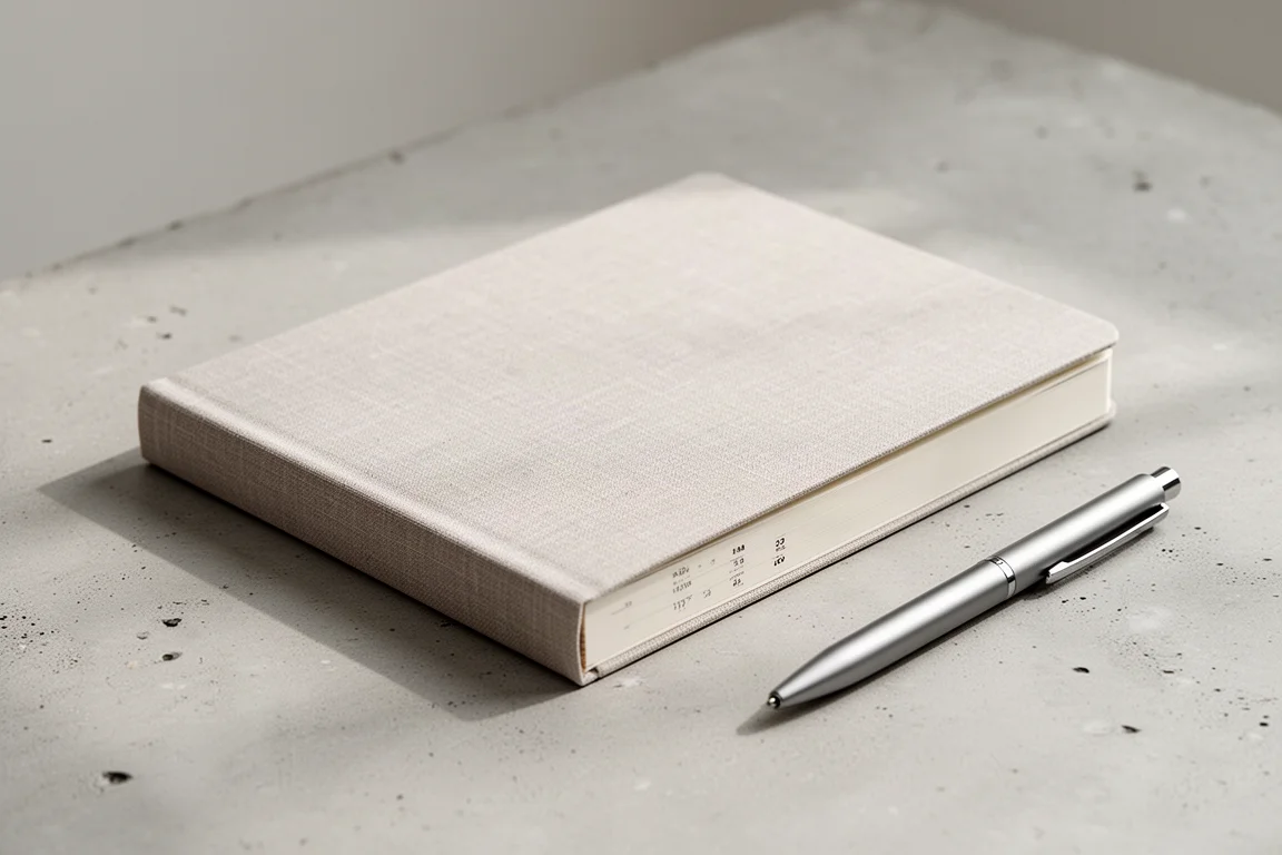 Laconic Style Notebook in Monthly product image