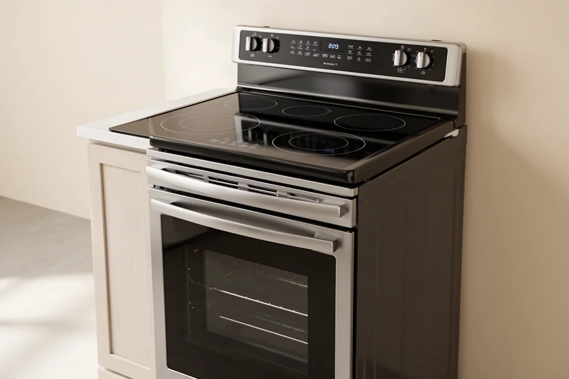 LG Smart Wi-Fi Fan Convection Electric Range product image