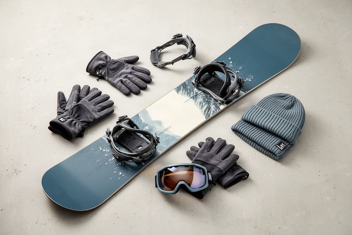 Snowboarder carving a steep high-speed turn on a mountain face