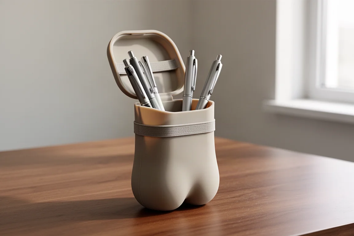 Lihit Lab Smart Fit Bloomin Stand Pen Case product image