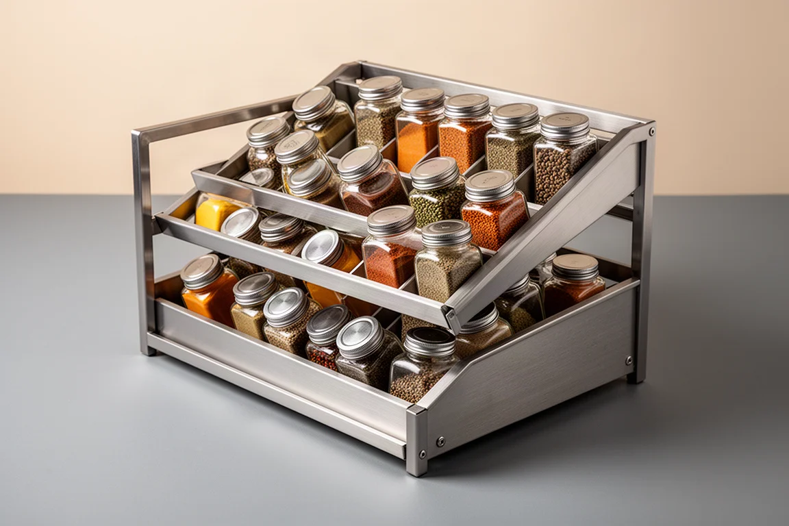 Link Professional Four-Tier Steel Spice Drawer Organizer product image