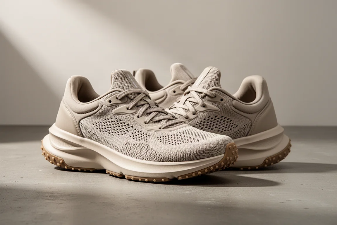Lululemon Beyondfeel daily trainer shoes on a concrete surface