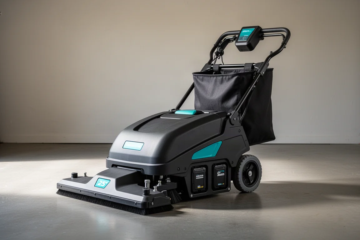 Makita 25.2-Inch Cordless Vacuum Sweeper Kit product image