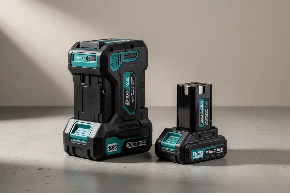Porównanie akumulatorów Makita 40V XGT: bezpatykowy 8Ah BL4080H i 4Ah BL4040F – zdjęcie główne
