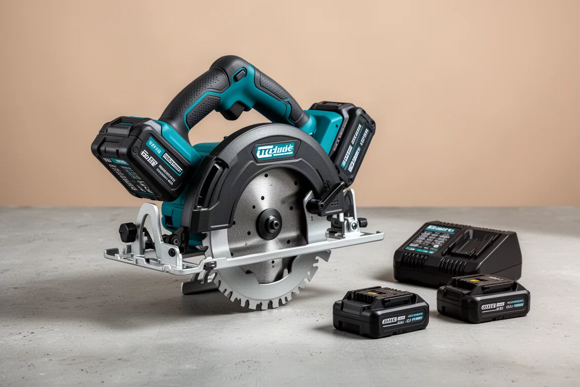Makita 5.0Ah Battery Rear Handle Circular Saw Kit product image