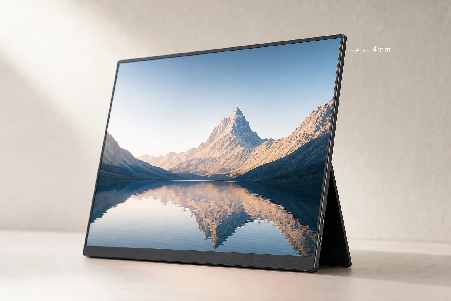 Una collezione di display portatili su una superficie in cemento che mostrano vari fattori di forma