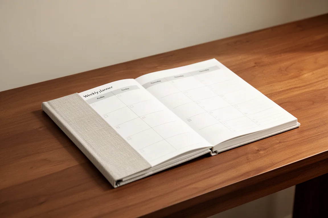 Mark's Undated Weekly Log Diary product image