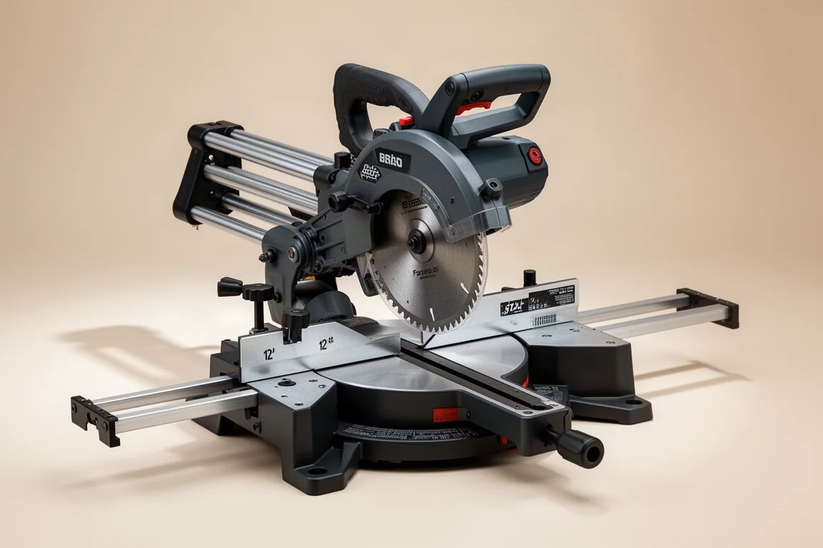 Masterforce 12-Inch Dual Bevel Sliding Compound Miter Saw product image