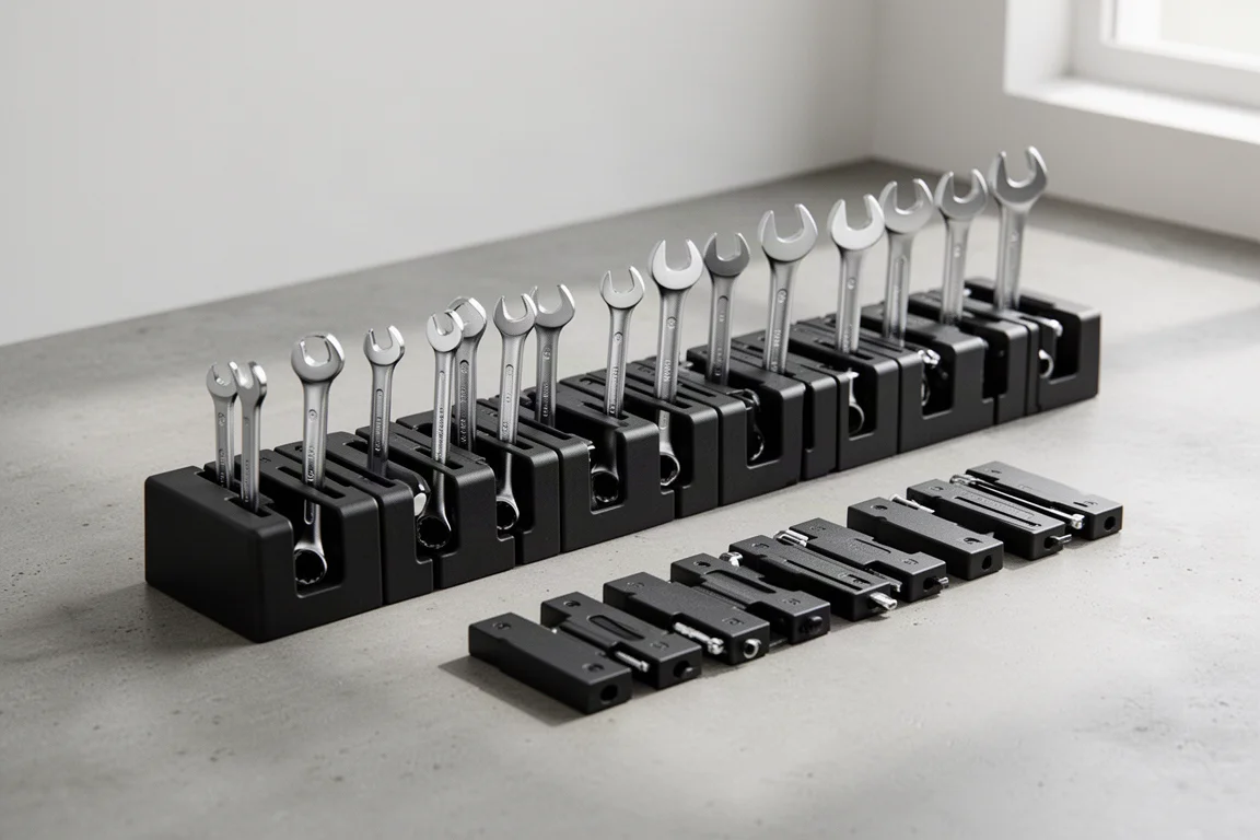 Matt's Cove 40-Piece Modular Wrench Organizer product image
