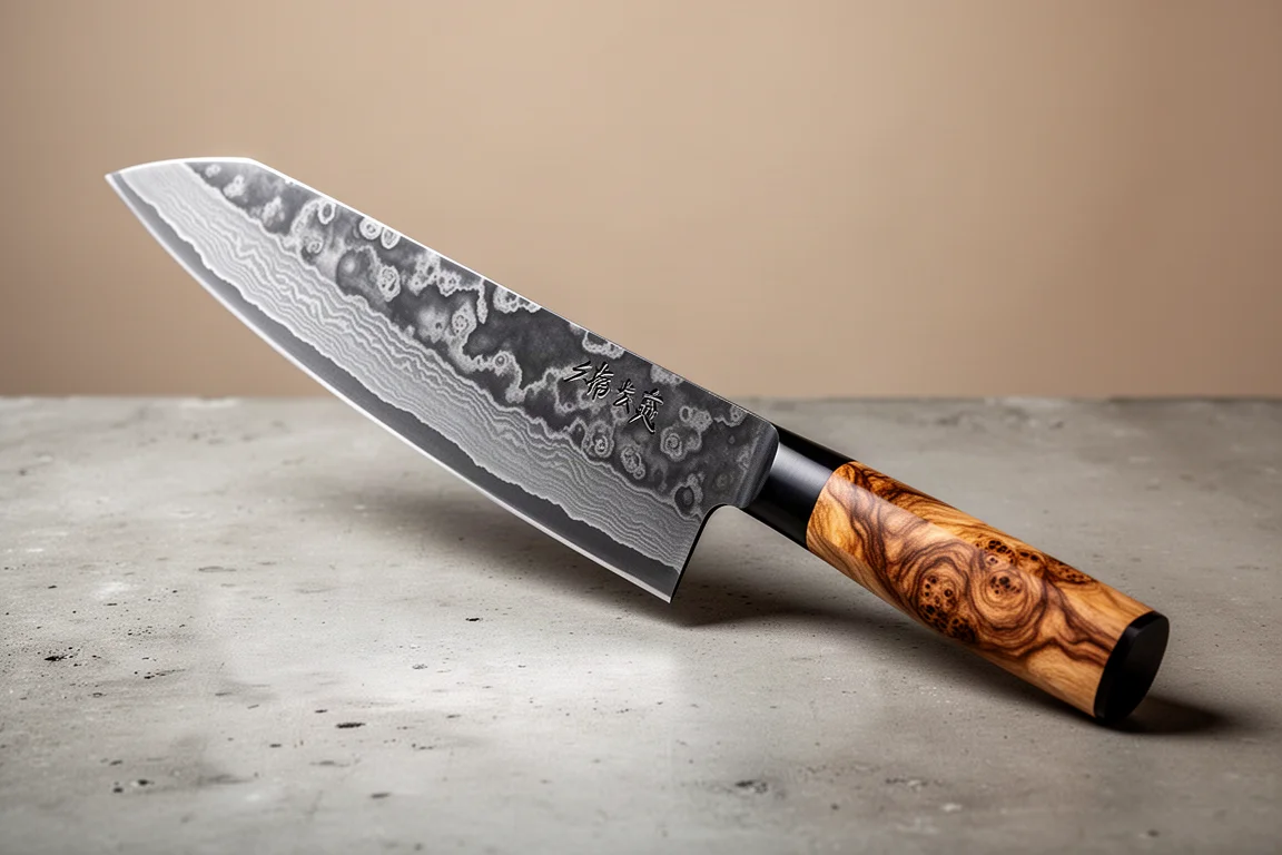 Mazaki Aogami Damascus Gyuto 240mm product image