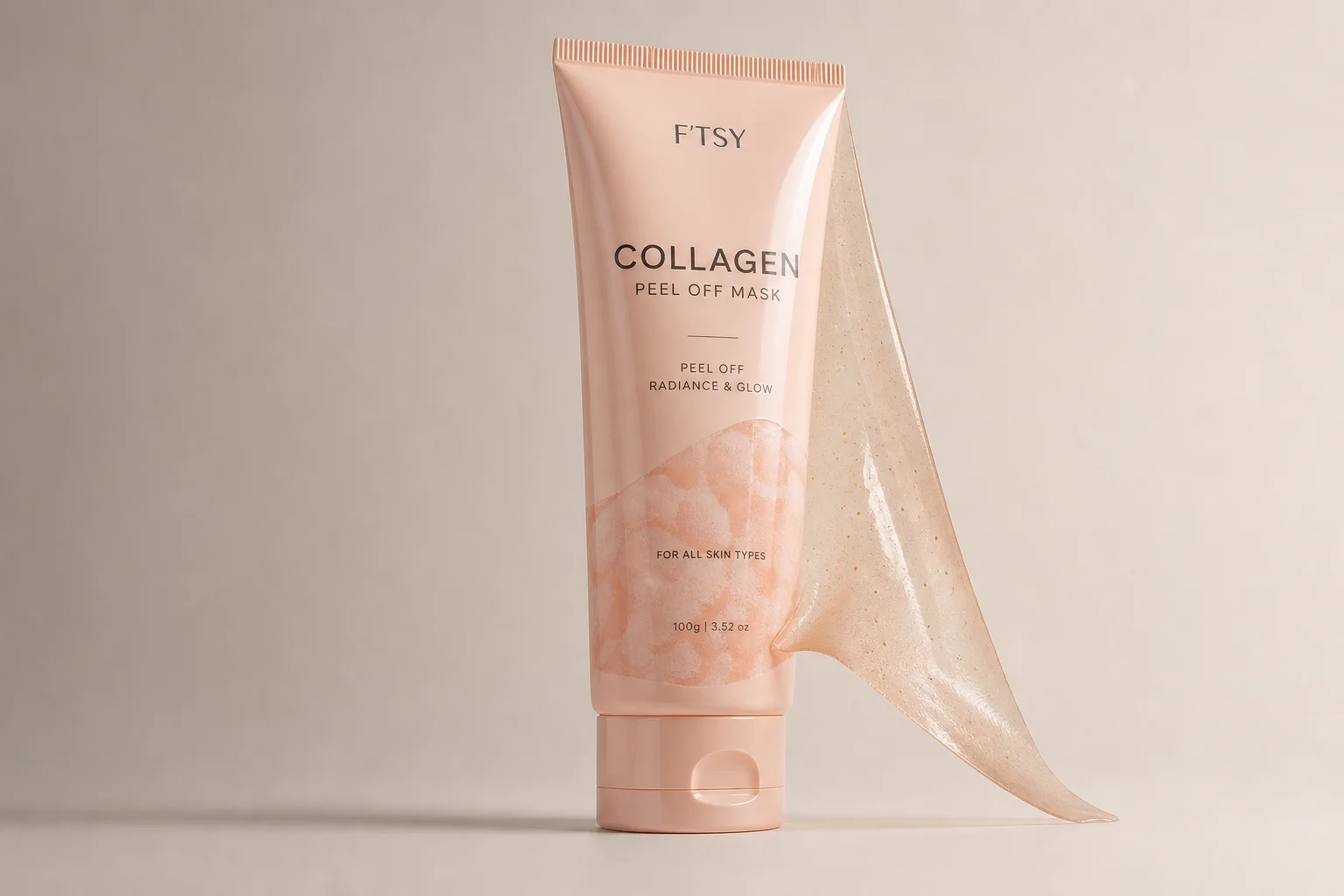 Collection of ten Korean beauty products arranged on marble surface