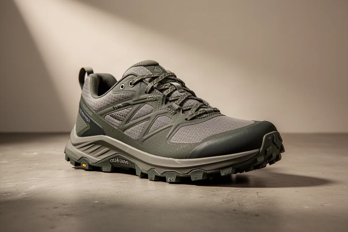 Merrell Agility Peak 4 GTX trail running shoe photographed at a three-quarter angle