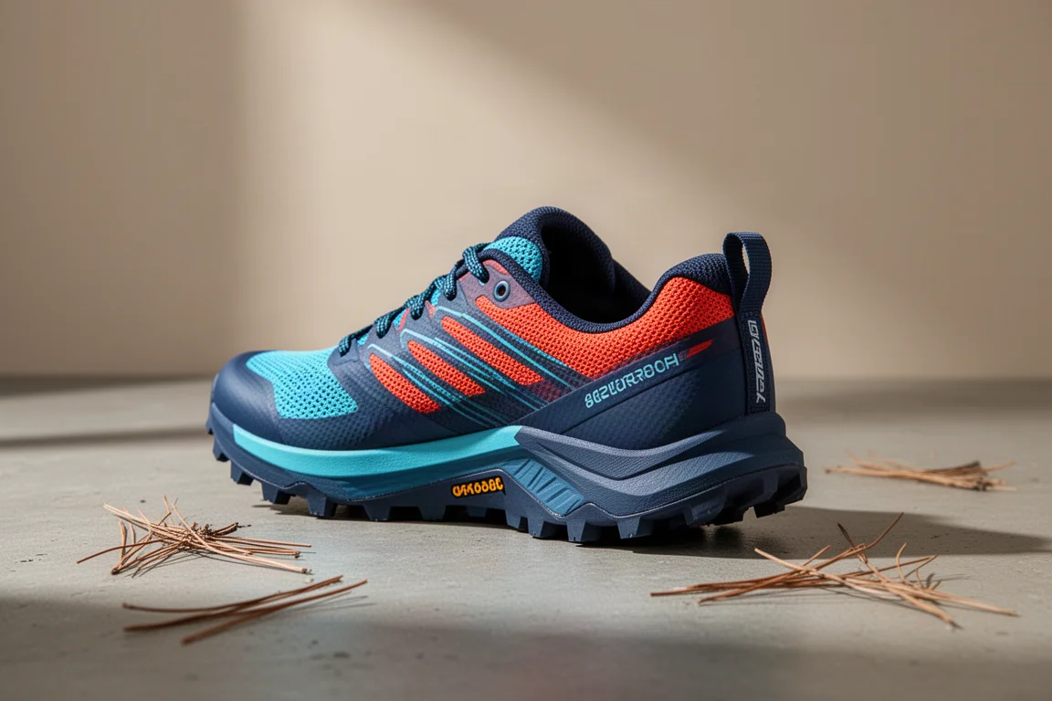 Merrell MTL Sky Fire 2 trail running shoe on a concrete surface