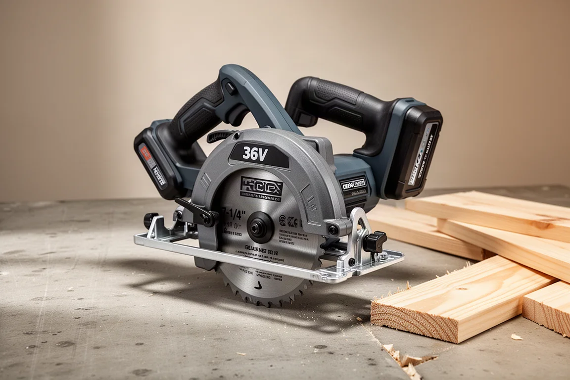 Test piły tarczowej Metabo HPT 36V 7-1/4 in. Blade-Right: The Stud – zdjęcie główne