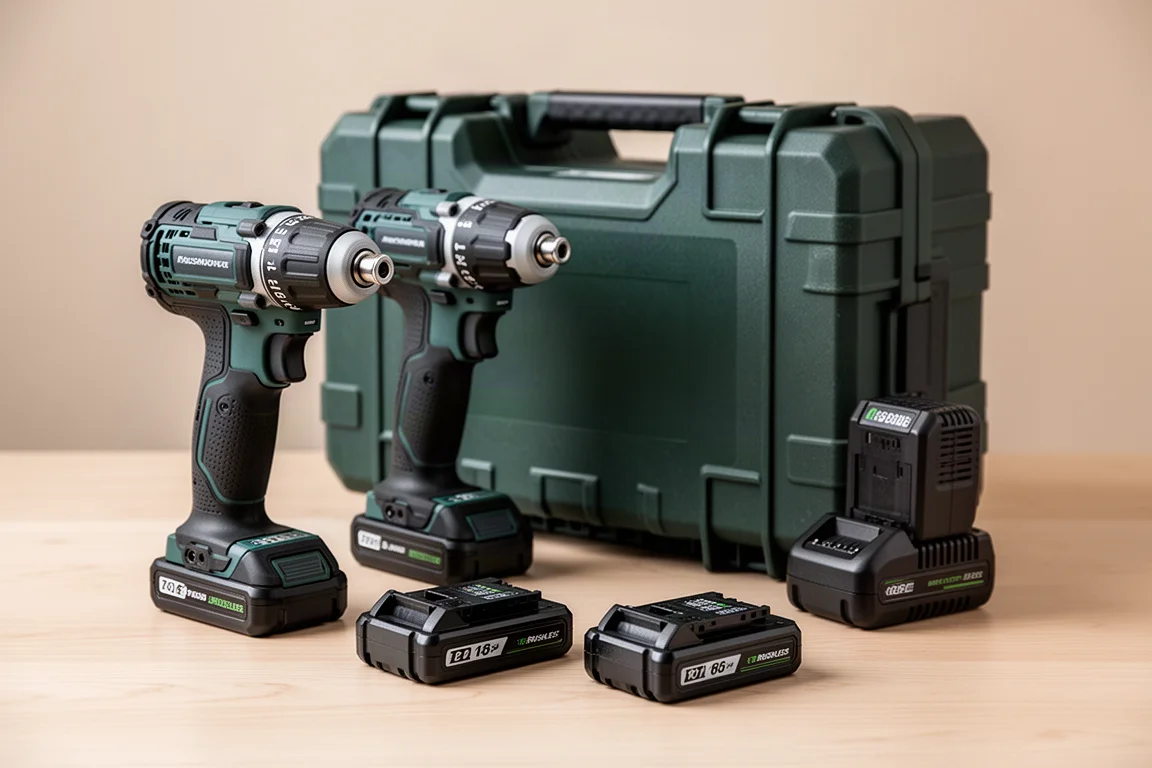 Metabo HPT MultiVolt 18 Volt 2-Tool Brushless Combo Kit product image