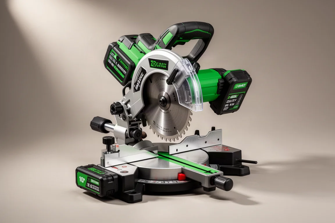 Metabo HPT 18V MultiVolt 10" Single Bevel Miter Saw Kit (C1810DFA) product image