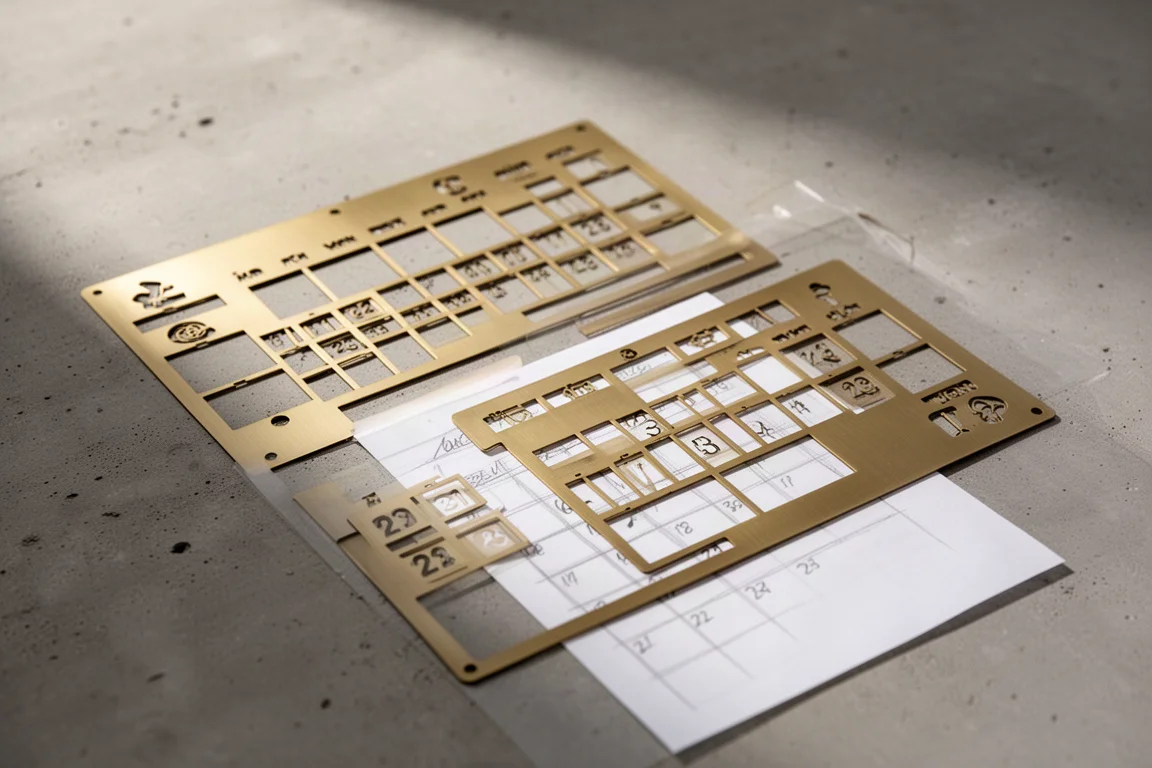 Midori Calendar Template Stencils product image