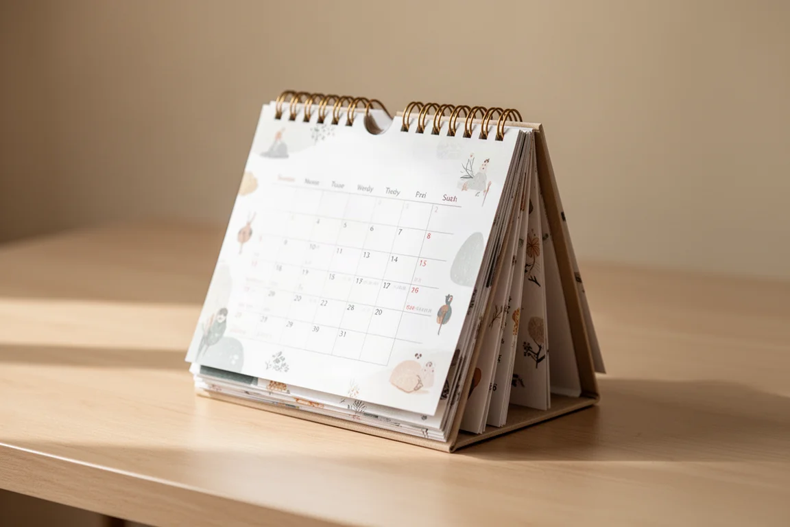 Midori Desk Ring Calendar product image