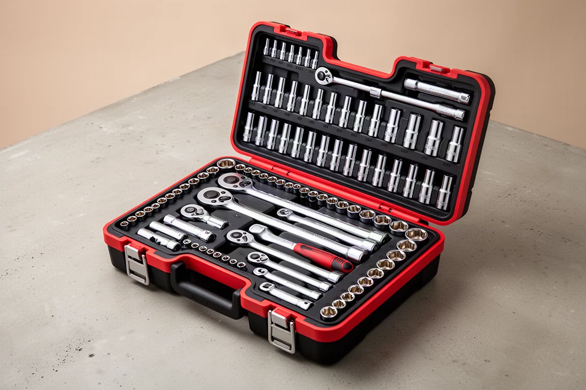 Milwaukee 106-Piece Standard Metric Ratchet and Socket Kit with PACKOUT product image