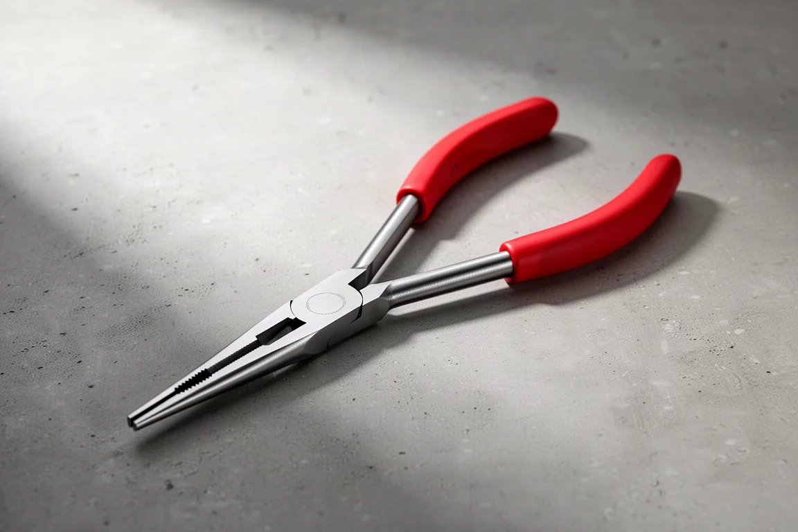 Milwaukee 48-22-6540 Deep Reach Cross Handle Long Nose Pliers product image