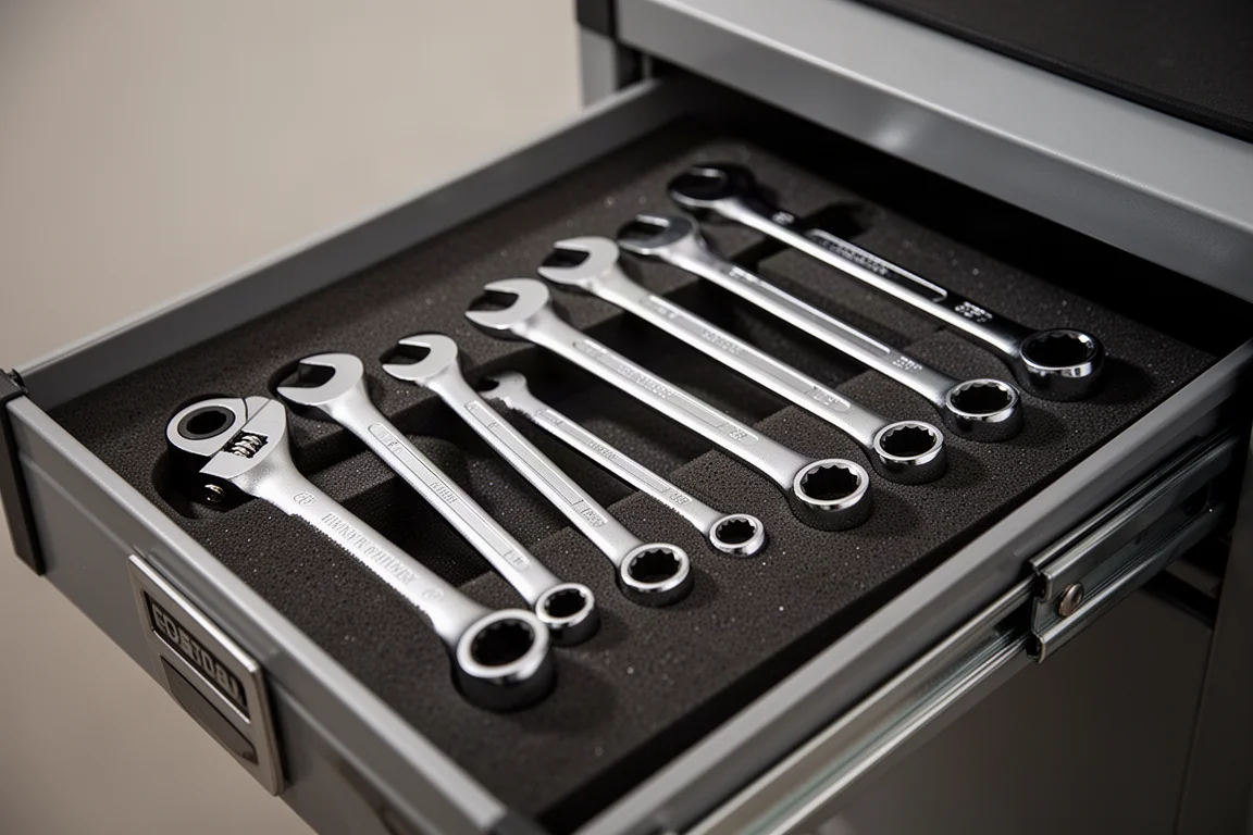 Milwaukee 48-22-9492 60-Piece Combination Wrench Set with Packout Four Drawer Toolbox product image