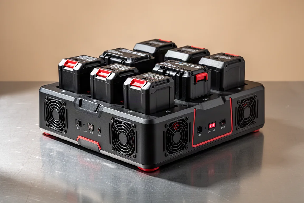 Milwaukee Six-Bay Daisy Chain Rapid Charger product image