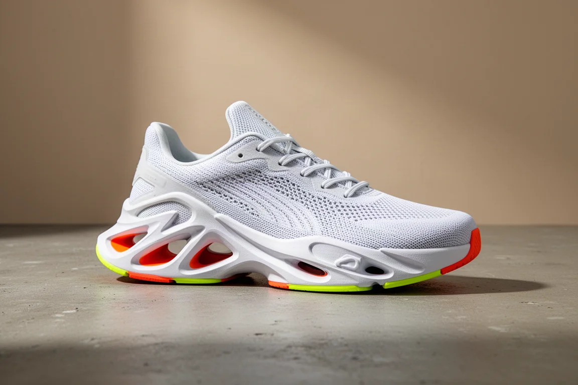 Mizuno Wave Rebellion Pro 2 racing shoe with sculpted cutaway midsole on concrete