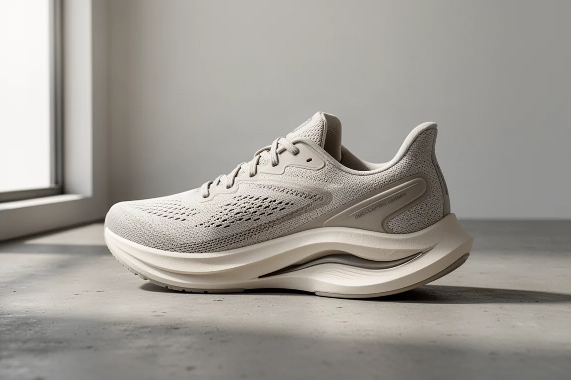 Mizuno Wave Rebellion road running shoe shown at a three-quarter angle on concrete